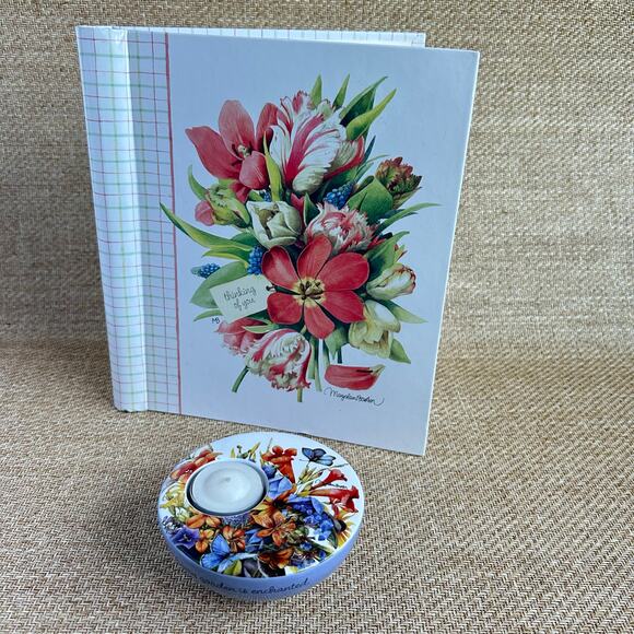 Hallmark Marjolein Bastin Nature’s Sketchbook Organizer Calendar Tealight Holder - Picture 1 of 16